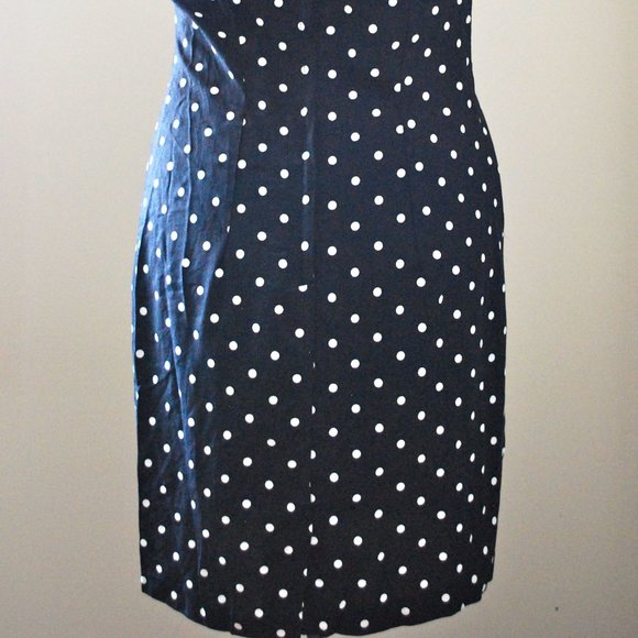90s black and white polka dot mini dress (S/M) - Picture 7 of 7